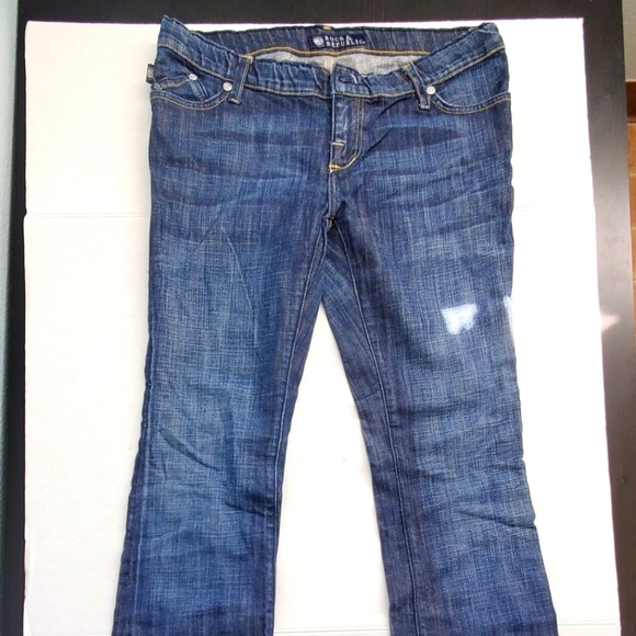 Rock & Republic Denim - Rock and Republic Low Rise Boot Cut Blue Jeans Women's Size 28 W 32 L 32